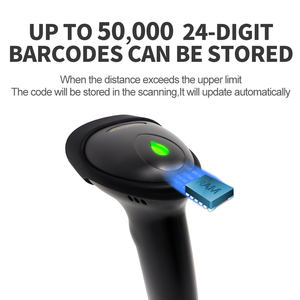 Lecteur de codes-barres 1D QR sans fil Xincode Factory, pistolet de lecture de codes QR, scanner de codes-barres 2D pour système de point de vente - Product Image 5