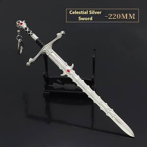 Baldgate 3 Accesorios <span class=keywords><strong>Astral</strong></span> Silver Sword Gith Yankee Longsword Baldorian Giant Killer 22cm Full Metal Toy Sword Model Baldgate - Product Image 2
