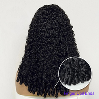 Proveedor Destacado: Peluca de Cabello Humano Rizado Birmano con Encaje HD 12A de Alta Densidad, Sin Pegamento, Peluca Frontal de Encaje 13x4