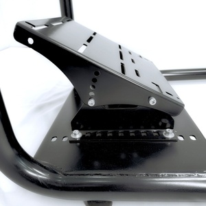 Deluxon X02 High-Performance English Customizable Racing <strong>Sim</strong> Cockpit <strong>Rig</strong> Multi-hole Steel Steering Wheel Mounts Universal Pedal - Product Image 6