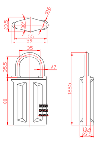 YH9169กุญแจ<span class=keywords><strong>3</strong></span>หลักและกล่องล็อครหัสผ่านที่แนบมากับลูกบิดประตูกันขโมยที่มีมือจับประตูที่เหมาะสม - Product Image 2