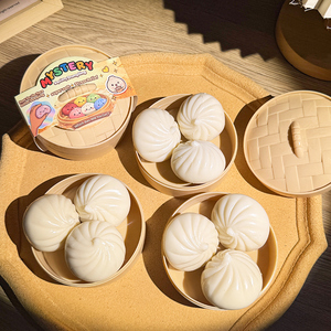 Juguete Blandito de Dumpling de Levadura de Ascenso Lento, Relleno de Harina, Juguete Antiestrés Súper Suave con Vaporizador - Product Image 6
