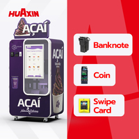Máquina Expendedora Inteligente de Acai Bowl, Máquina Comercial de Helado Suave con Sistema de Gestión Remota
