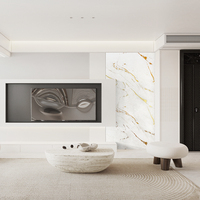 Panneau mural en PVC effet marbre, haute résistance, imperméable, haute dureté, pour intérieur, bureau, maison, luxe, vente chaude en usine