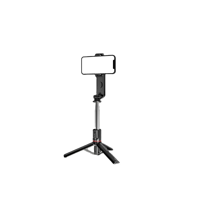 New Wireless Fold Telescopic Selfie Stick Tripod with Detachable Led Fill Light Portable L15
