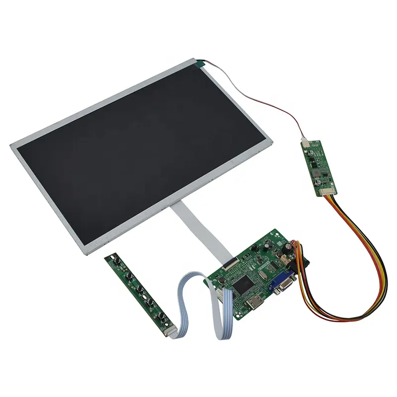 LVDS 40pins 10,1 Zoll 1024x600 tft LCD-Display 10,1 Zoll tft Monitor mit optionalem kapazitivem Touch und resistivem Touch panel