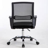 Chaise de bureau ergonomique moderne à dossier mi-haut avec support lombaire, en maille, mobilier de bureau, produits promotionnels à prix abordable