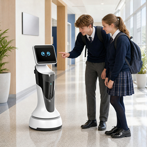 Robot di Accoglienza Intelligente per Hotel, Assistente Mobile Professionale con Funzioni di Guida e Servizio Clienti - Product Image 5