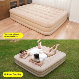Nuevo Colchón de Aire Inflable y Desinflable Automático con Revestimiento Flocado, para Uso Doméstico y Camping, Portátil, Cama Inflable - Product Image 3