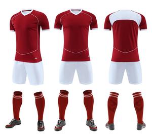 Jersey Sepak Bola Unisex Custom OEM-100% Poliester Lengan Pendek Bernapas & Cepat Kering Ramah Lingkungan untuk Musim Panas - Product Image 6