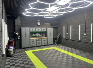 Carreaux de sol de garage en PP antidérapants grilles de drainage pour lavage de voiture - Product Image 3