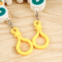 Ruban à mesurer souple en caoutchouc avec pendentif porte-clés roue détachable design dragon chinois amusant fonctionnel pour le bricolage, le bureau et la maison