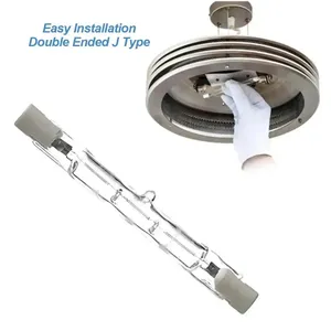 Dimmable R7S dẫn bóng đèn 1500W/1000W/500W/100W/60W <span class=keywords><strong>Halogen</strong></span> đèn thay thế 500W Đèn pha 220V trắng ấm dải ánh sáng khu dân cư - Product Image 1