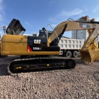 CAT 320D2L Gebrauchter Bagger 20 Tonnen Original USA-Marke Wenige Betriebsstunden Schwerlast-Hydraulik-Raupenbagger Versandbereit