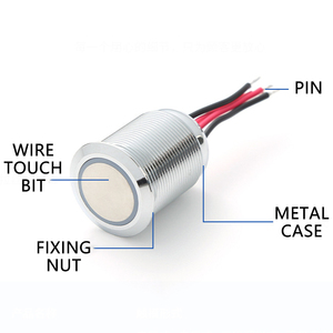 מתג עמעום לחצן שטוח עגול בעל שלושה שלבים עם עמעום מדורג 12V 24V IP65 בקוטר 16 מ\\\"מ 19 מ\\\"מ - Product Image 5