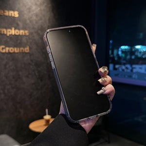 Coque de téléphone transparente dégradée pour iPhone 17 Pro Max, étui de protection antichoc en acrylique PC à grande ouverture pour iPhone 16 - Product Image 2