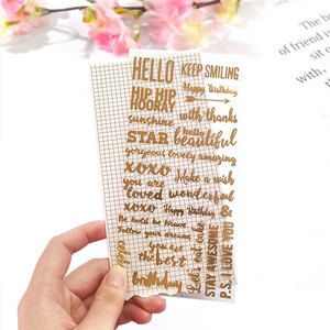 Hoja adhesiva de etiqueta de corte de beso duradero de embalaje de lámina de oro impresa personalizada - Product Image 2