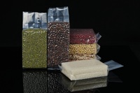 Sac d'emballage sous vide transparent en brique de riz robuste de 5kg gousset en plastique épaissi 1kg pochette sous vide en brique de riz pour haricot de riz