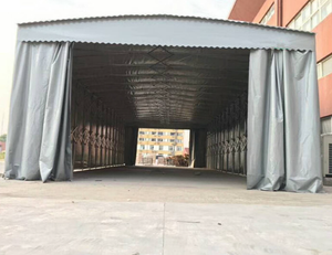 Large 10x20 Folding Retractable Oxford Canopy <strong>Tent</strong> Portable Durable Mobile Event Shelter High Fire Resistance for Outdoor Use - Product Image 3