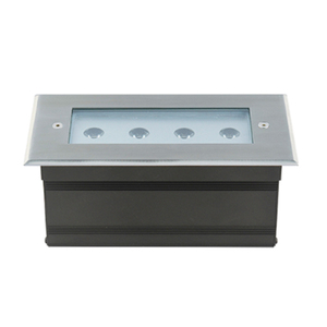 Luz <span class=keywords><strong>LED</strong></span> Lineal <span class=keywords><strong>Empotrada</strong></span> en el <span class=keywords><strong>Suelo</strong></span> para Exteriores, Resistente al Agua IP68, de Acero Inoxidable, de 24 V, para Jardín, Villa o Plaza - Product Image 2