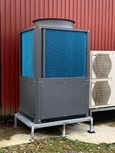 Sunrainファクトリーヨーロッパ人気R290 50kw商用モノブロック暖房冷却温水空気源ヒートポンプ - Product Image 3