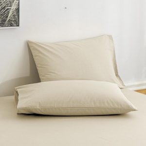 Taie d'oreiller en coton biologique 95% et 5% argent antibactérien, motif imprimé, pour la maison, l'hôpital, le sommeil profond et la promotion de la santé - Product Image 2