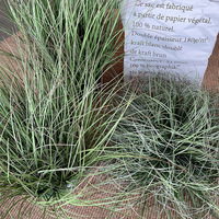 Bouquet de gazon artificiel et pot de roseaux 23-70cm, fausse verdure pour la décoration de la maison et du jardin