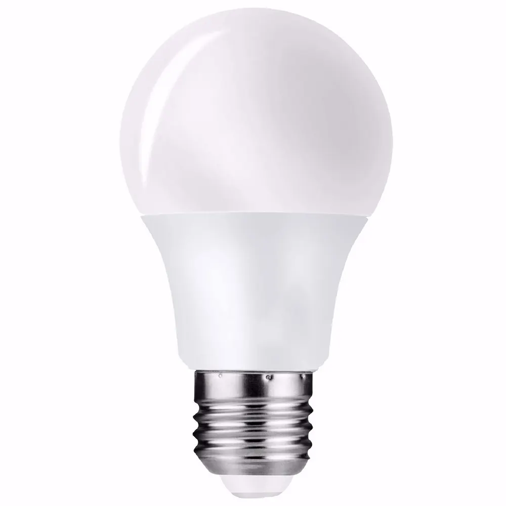ประหยัดพลังงานหรี่แสงได้สีเต็มรูปแบบและสีขาว 2200-6500K 60W เทียบเท่า A-line A19 E26 หลอดไฟ LED มาตรฐาน