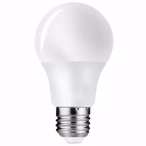 Lâmpada LED de cor completa regulável e regulável, economizadora de energia, branco 2200-6500K, 60W, equivalente à linha A, A19 E26, padrão