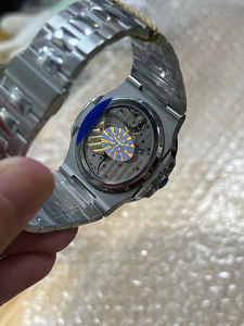 Orologi meccanici automatici <span class=keywords><strong>da</strong></span> uomo e <span class=keywords><strong>da</strong></span> <span class=keywords><strong>donna</strong></span> di lusso all'ingrosso con chiusura nascosta in titanio con riserva di carica - Product Image 4