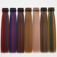 Extensions de cheveux humains Remy, carte de couleurs, trame plate en PU, tissage invisible, couleurs mélangées, petite commande