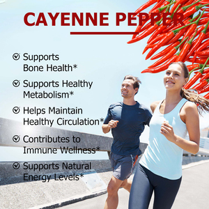 Highly Effective Premium Natural Cayenne Pepper Extract Soft Capsules for Adults Antioxidant Support Digestive Health Softgels - Product Image 5
