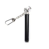 Pompe à air portable Hengtu avec manomètre intégré, en alliage d'aluminium, 10g, emballage personnalisable, idéal pour les cadeaux