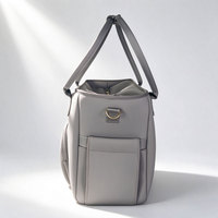 Sac à langer personnalisé OEM en néoprène imperméable, grande capacité, avec plusieurs poches, bandoulière simple