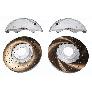 ชุดเบรกสำหรับรถยนต์จากผู้ผลิต คาลิปเปอร์เบรก 10 พอต อัพเกรดระบบเบรก ขนาด 405 มม. 420 มม. 440 มม. สำหรับรถแข่งซีรีส์ <span class=keywords><strong>Akebono</strong></span> <span class=keywords><strong>Audi</strong></span> PORSCHE - Product Image 1