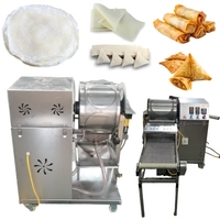 Machine automatique de fabrication de crêpes, de lumpias, de rouleaux de printemps et de feuilles de pâte à samosas en acier inoxydable, modèle Shanghai