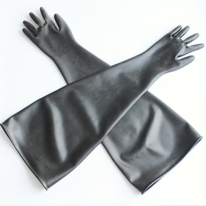 Suncend fabrika toptan kimyasal endüstriyel neopren lateks eldiven kuru kutu eldiven - Product Image 1