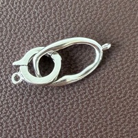 Chaînes à double boucle en argent S925 pour bracelet et collier