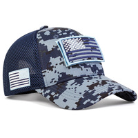 Grosir tren Eropa Amerika memancing topi Baseball Camo musim panas topi Baseball jaring pria wanita topi Baseball kustom olahraga