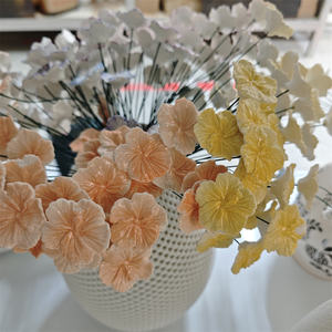 <span class=keywords><strong>Fleur</strong></span> artificielle en porcelaine moderne faite à la main, tige intemporelle, résistante à la <span class=keywords><strong>d</strong></span>écoloration, imperméable, en céramique, pour la fête des mères, Noël - Product Image 1