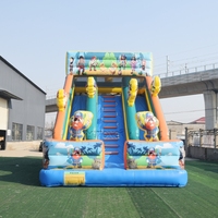 Toboggans gonflables commerciaux à prix de gros, toboggan géant gonflable pour adultes