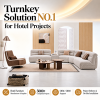 Ensemble de canapés modulaires incurvés modernes, canapé Boucle Cloud avec fauteuil pivotant, meubles de salon pour hôtel, villa