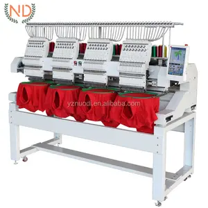 Commerciële 4 Heads Borduurmachine Chain Stitch Borduren Machine Voor Borduren Ontwerp Dames Suits