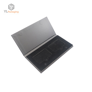 Scatola regalo magnetica personalizzata all'ingrosso in cartone rigido nero con inserto per <span class=keywords><strong>carte</strong></span> VIP aziendali - Product Image 4