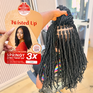 Tresses au crochet brésiliennes torsadées 3X faites à la main de 24 pouces, 250g, synthétiques, <span class=keywords><strong>afro</strong></span> crépues bouclées pour femmes noires, vente en gros - Product Image 1