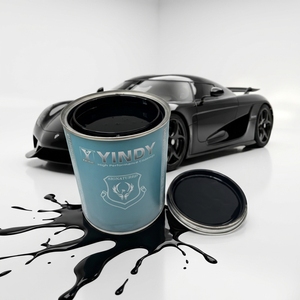 สีสเปรย์อะคริลิคสำหรับรถยนต์ A288 YINDY 1K นาโน-สเปเชียลไลซ์ สีดำ - Product Image 1