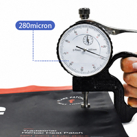 Pochette matelassée mate personnalisée avec fermeture éclair refermable, imprimée sur mesure, pour patchs chauffants traditionnels à base de plantes pour soins personnels
