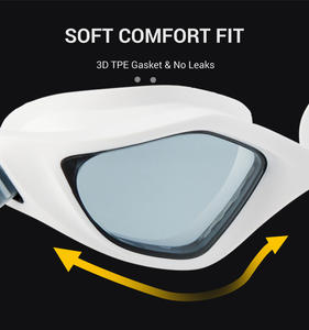 แว่นตาว่ายน้ำแข่งแบบมืออาชีพสำหรับเด็กผู้หญิงป้องกันรังสียูวีกันหมอกกันน้ำมีคุณสมบัติสายตาสั้นที่ดีที่สุด - Product Image 5