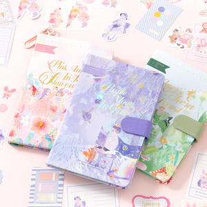 Simno 149PCS ít cô gái dễ thương từ khóa văn phòng phẩm Nguồn cung cấp Washi che băng Sticker Memo Pad Quà Tặng thiết lập với người cai trị - Product Image 6