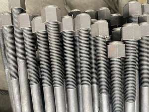 Barra deformada de pernos de techo de 18mm con tuercas de cúpula y placa de acero utilizada para minería y túneles - Product Image 4